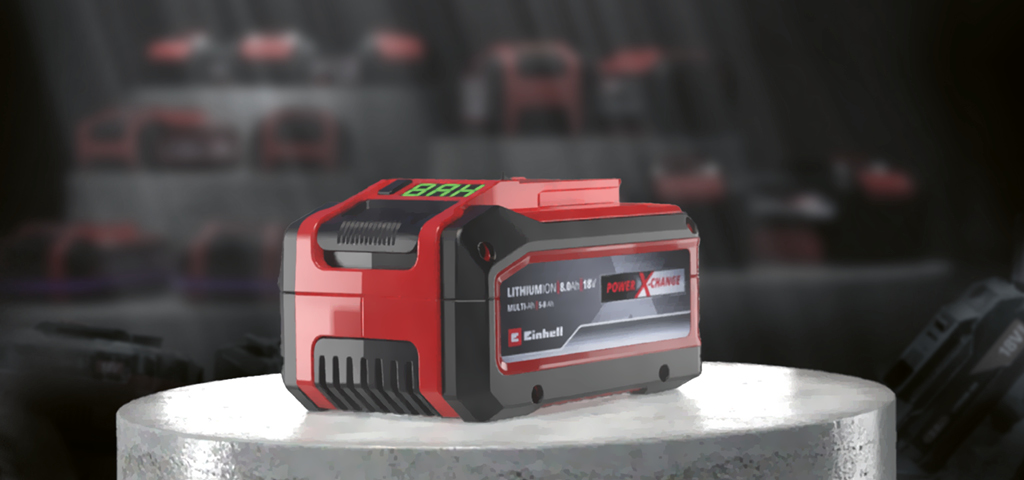 Grafica di una batteria originale Einhell e batterie non originali