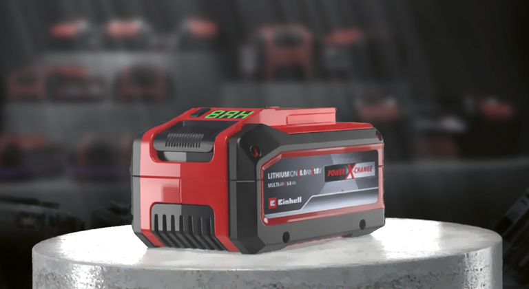 Grafica di una batteria originale Einhell e batterie non originali