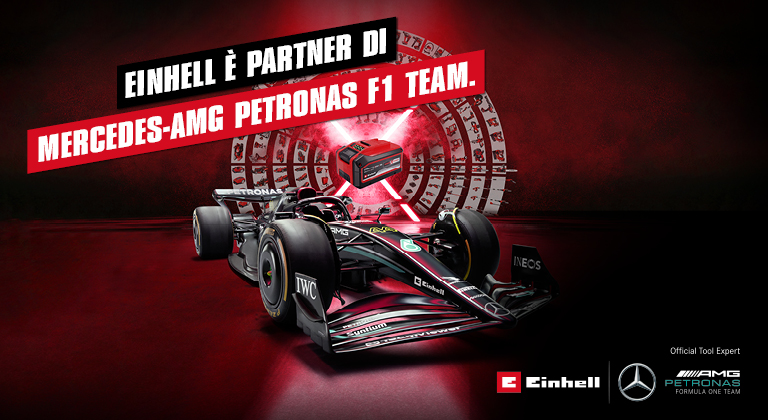 Partnership between Einhell and Mercedes