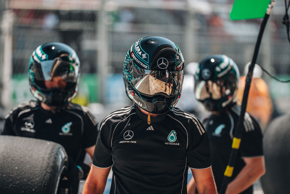 Meccanici Mercedes di Formula 1.